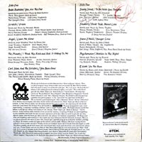 link to back sleeve of 'Rock To Riches: 94 Rock' compilation LP from 1983