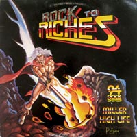 link to front sleeve of 'Rock To Riches: 94 Rock' compilation LP from 1983