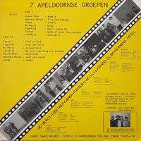 link to back sleeve of 'A. Tracks' compilation LP from 1981