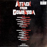 link to back sleeve of 'Attack From Downunda' compilation LP from 1986