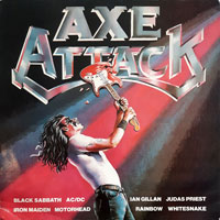 link to front sleeve of 'Axe Attack' compilation LP from 1980