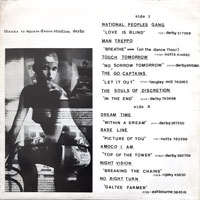 link to back sleeve of 'Concepts Of Success' compilation LP from 1985