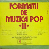 link to back sleeve of 'Formații De Muzică Pop III' compilation LP from 1980