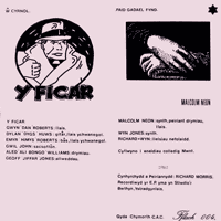link to back sleeve of 'Gyda Chymorth C.A.C.' compilation 7inch EP from 1982