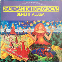 link to front sleeve of 'KCAL/CANHC Homegrown Benefit Album' compilation LP from 1980