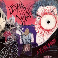 link to front sleeve of 'Lethal Noise - A Blade Sample' compilation LP from 1988