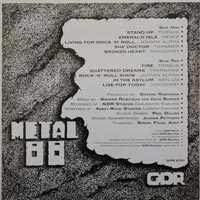 link to back sleeve of 'Metal 88' compilation LP from 1988