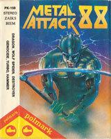 link to front sleeve of 'Metal Attack 88' compilation MC from 1988