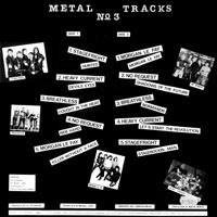 link to back sleeve of 'Metal Hour - Metal Tracks No. 3' compilation LP from 1986