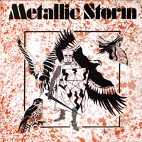 link to front sleeve of 'Metallic Storm' compilation LP from 1982