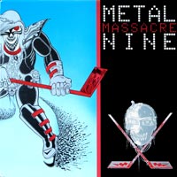 link to front sleeve of 'Metal Massacre Nine' compilation LP from 1988