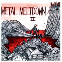 link to front sleeve of 'Metal Meltdown II' compilation LP from 1987