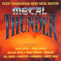 link to front sleeve of 'Metal Thunder' compilation LP from 1990