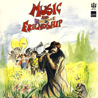 link to front sleeve of 'Music And Friendship' compilation LP from 1990