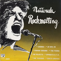 link to front sleeve of 'Nationale Rockmeeting' compilation LP from 1982