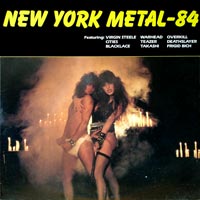 link to front sleeve of 'New York Metal-84' compilation LP from 1984