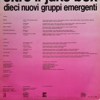 link to back sleeve of 'Oltre Il Juke Box' compilation LP from 1988