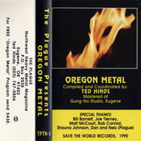 link to front sleeve of 'Oregon Metal' compilation MC from 1990