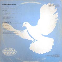 link to back sleeve of 'Rock For Peace' compilation LP from 1988