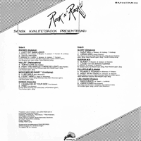 link to back sleeve of 'Rock n' Rock' compilation LP from 1982