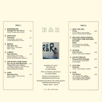 link to back sleeve of 'R & R' compilation LP from 1988