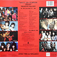 link to back sleeve of 'Salut Les Tympans Feles' compilation LP from 1986