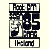 link to front sleeve of 'Scendrag 85 - Rock-DM i Halland' compilation MLP from 1985