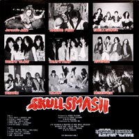 link to back sleeve of 'Skull Smash' compilation LP from 1988
