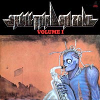 link to front sleeve of 'Skull Thrash Zone volume I' compilation LP from 1987
