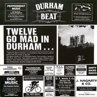 link to front sleeve of 'Twelve Go Mad In Durham' compilation LP from 1986