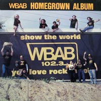 link to front sleeve of 'WBAB: Homegrown Album' compilation LP from 1981