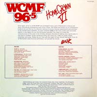 link to back sleeve of 'WCMF 96.5: Homegrown VI' compilation LP from 1986