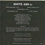 White Ash - Live With Rock 'N' Roll / The Spell back of single