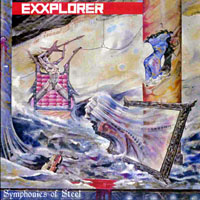 Exxplorer - Symphonies Of Steel LP, Black Dragon Records pressing from 1985