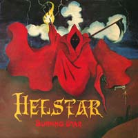Helstar - Burning Star LP, Combat pressing from 1984