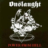 Onslaught - Power From Hell LP, Combat pressing from 1987