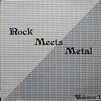 Various - Rock Meets Metal LP, Ebony Records pressing from 1987