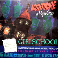 Girlschool - Nightmare At Maple Cross LP, GWR Records pressing from 1986