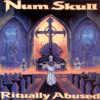 Num Skull - Ritually Abused LP, GWR Records pressing from 1989