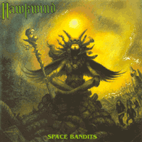 Hawkwind - Space Bandits LP/CD, GWR Records pressing from 1990