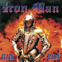 Iron Man - Black Night CD, Hellhound Records pressing from 1993