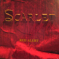 Scarlet - Red Alert LP/CD, Hellhound Records pressing from 1989