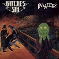 Bitches Sin - Invaders LP, King Klassic pressing from 1986