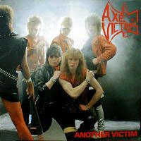 Axe Victims - Another Victim LP, Mausoleum Records pressing from 1984
