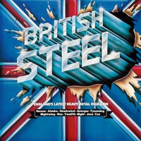Various - British Steel LP, Mausoleum Records pressing from 1985
