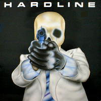 Hardline - Hardline LP, Mausoleum Records pressing from 1985