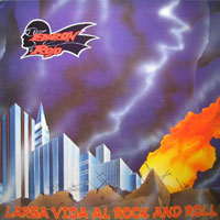 Baron Rojo - Larga Vida Al Rock And Roll LP, Mausoleum Records pressing from 1984
