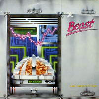 Beast - Like Living In A Cage LP, Mausoleum Records pressing from 1985