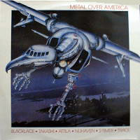 Various - Metal Over America LP, Mausoleum Records pressing from 1984