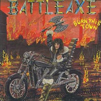 Battleaxe - Burn This Town LP, Music For Nations pressing from 1983